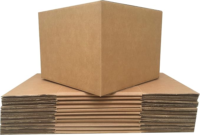 Amazon Basics Cardboard Moving and Storage Boxes, 12 Pack - Image 9