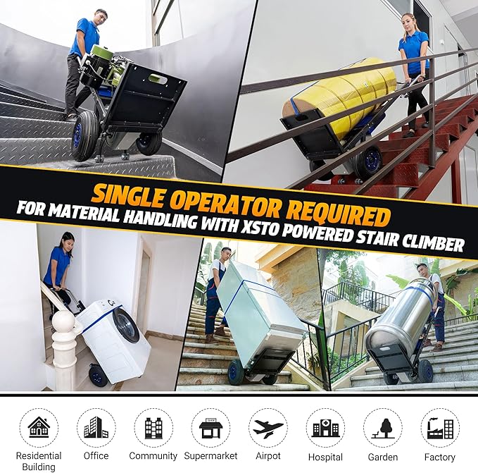 Electric Stair Climbing Hand Trucks Dolly Cart, 550lbs Heavy Duty Stair Climber - Image 7
