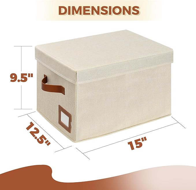 Storage Standard 2-Pack File Organizer Box - Image 3