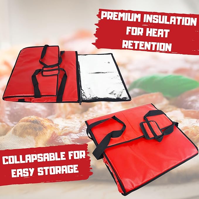 FSE Insulated Pizza Food Delivery Bag Carrier, 18 Inch x 18 Inch x 13 Inch - Image 5