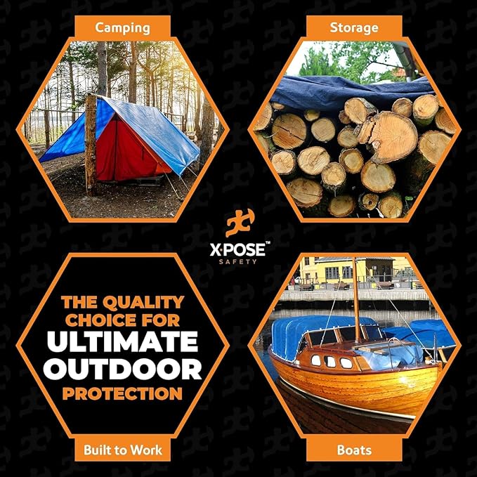 Better Blue Poly Tarp 12' x 22' - Image 7