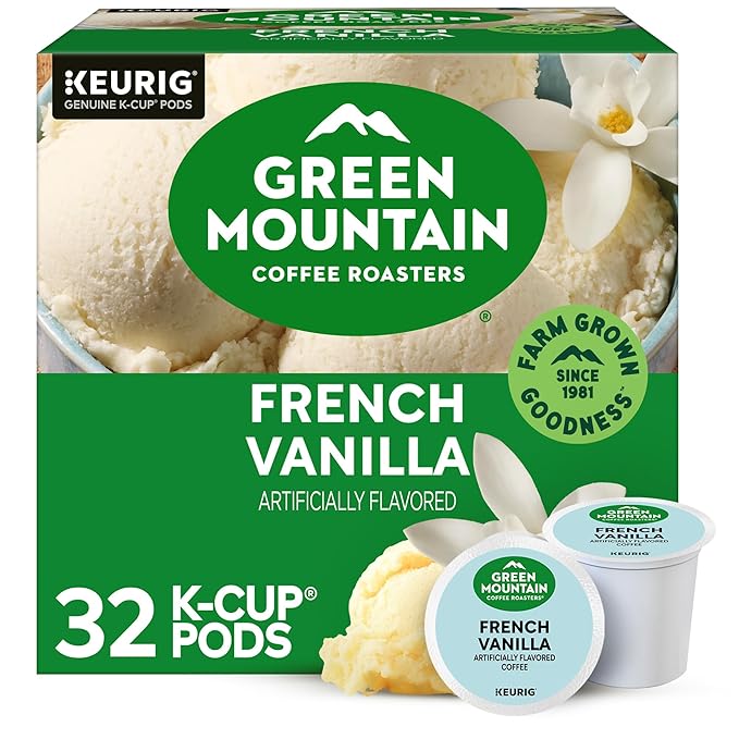 Green Mountain Coffee Roasters French Vanilla Coffee, Keurig Single-Serve K-Cup by GreenMountainCoffeeRoasters