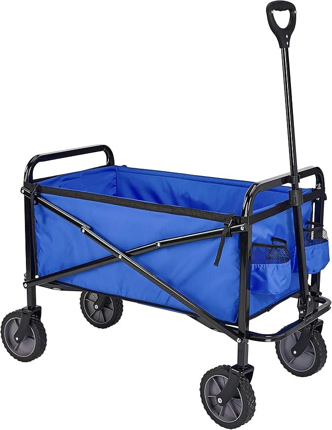 Amazon Basics Collapsible Folding Heavy Duty Utility Wagon by AmazonBasics