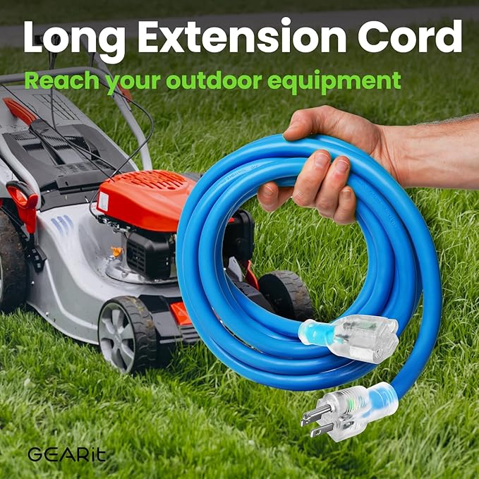GEARit Outdoor 12 AWG Gauge 3 Prong Plug, Extension Cord, Ultra Heavy Duty SJEOW - Image 4