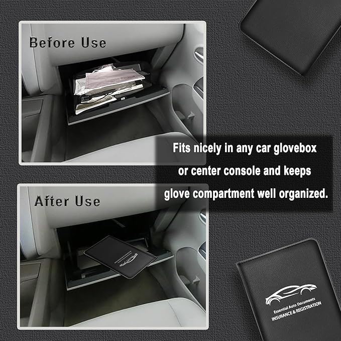 Car Insurance and Registration Card Holder | - Image 3