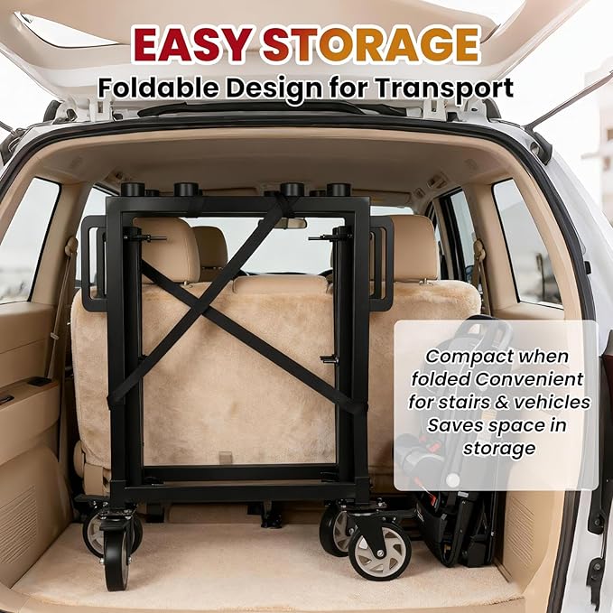 Funeral Stretcher Truck, 992LBS Folding Funeral Stretcher Cart - Image 4