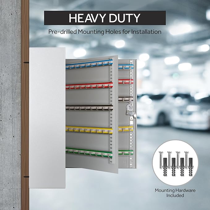 Durabox 400 Position Steel Key Cabinet - Image 6
