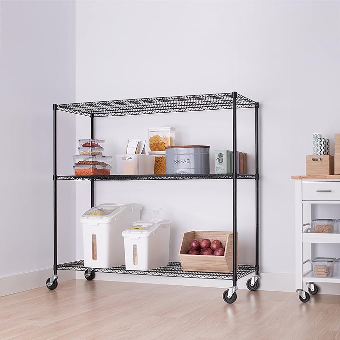 Trinity Basics 3-Tier Adjustable Wire Shelving - Image 4