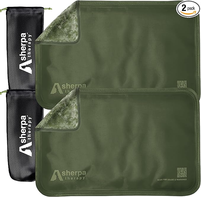 Medium Flexible Gel Ice Packs for Injuries Reusable by SherpaTherapy