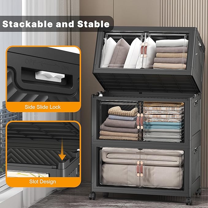 Extra Large Stackable Storage Bins - Image 3