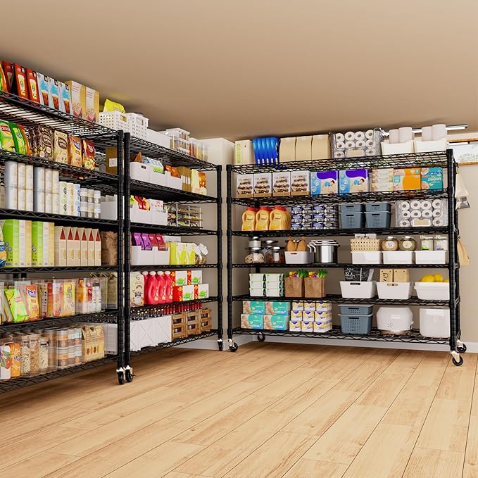 PrimeZone 6 Tier 80.7"H x 55.5"W x 24"D Wire Shelving - Image 9