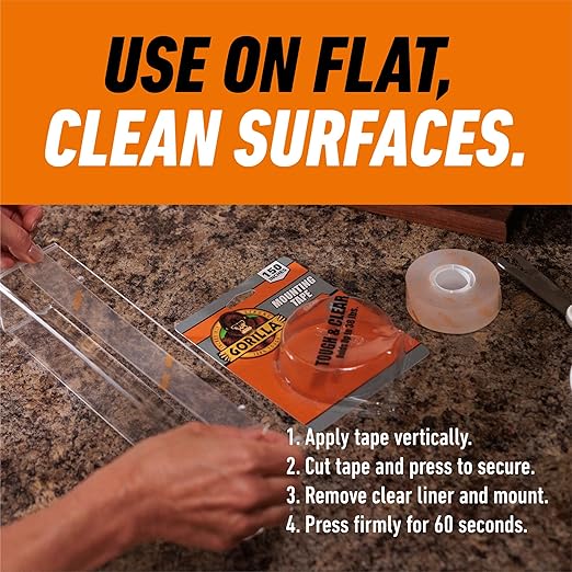Gorilla Tough & Clear Double Sided Mounting Tape - Image 4