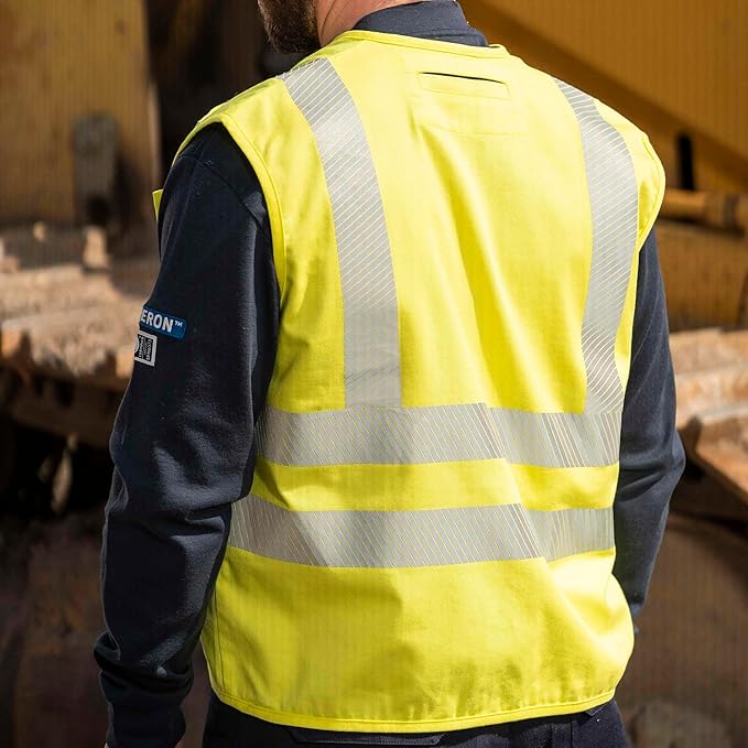 Oberon FR ARC Rated Hi Vis Safety Vest - Image 8