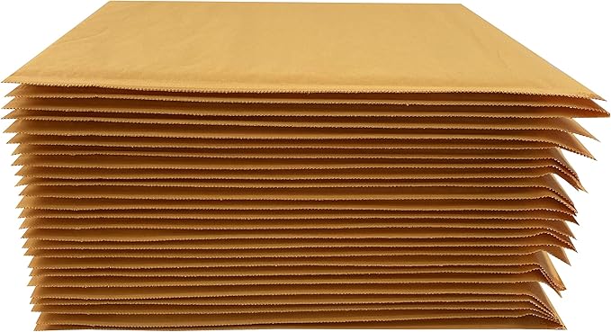 Amazon Basics Kraft Bubble Self-Seal Mailer, 10.5" x 16" - Image 3