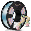 GEEETECH Silk Rainbow PLA Filament 1.75mm, 3D Printer Filament 1kg Spool by GEEETECH