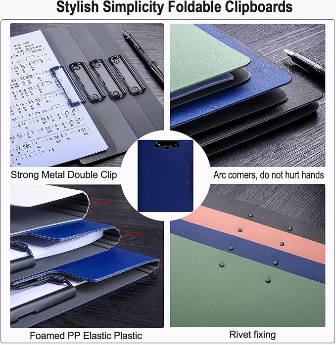 Clipboard Folder, A4 Foldable Clipboards, Office Clipboard Folder - Image 7