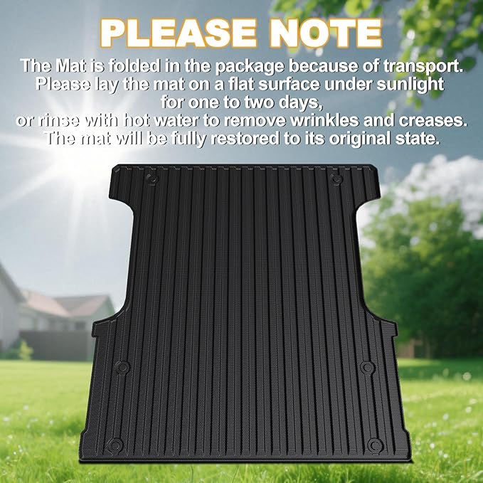 Truck Bed Mat for Toyota Tundra 2022-2026, All Weather Truck Bed Liner for 2026 - Image 5