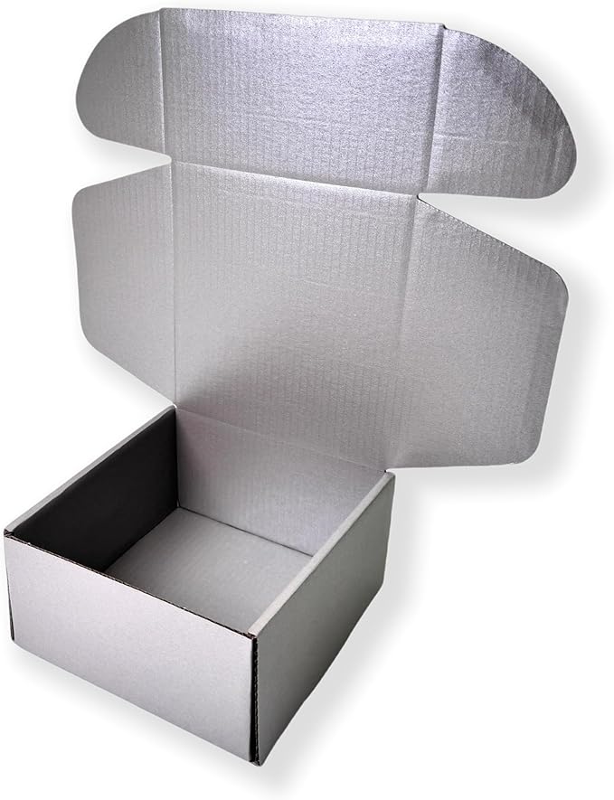 10 Pcs 9.8 x 9.8 x 4 inches Large Size Corrugated Cardboard Gift Boxes - Image 5