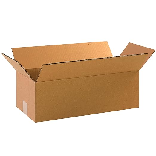 BOX USA Shipping Boxes 18"L x 8"W x 8"H 25-Pack Long Corrugated Boxes by BOXUSA