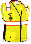 KwikSafety - Charlotte, NC - BIG KAHUNA Safety Vest Class 2 ANSI OSHA by KwikSafety