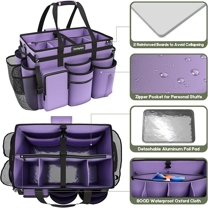 Rolling Cleaning Caddy Bag - Image 2