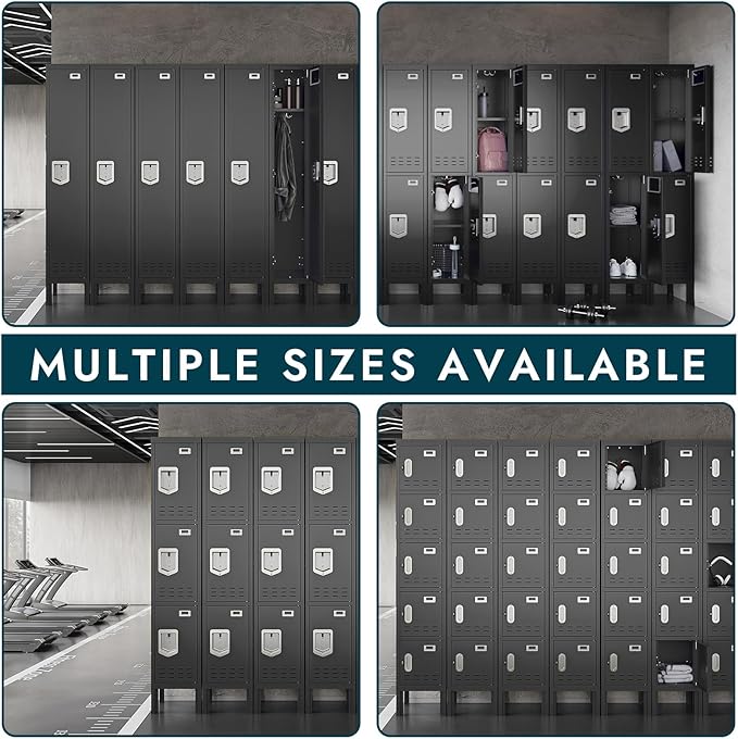 Metal Lockers - 66" Height Steel Lockers - Image 6