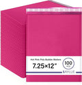 Hot Pink 7.25x12 Inch Poly Bubble Mailers #1 | Self Seal Padded Envelopes | Air by BAYLUE