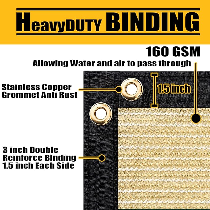 Customized 4' x 80' Brown Fence Privacy Screen, - Image 3