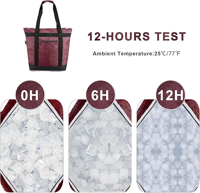 BeeGreen Cooler Bag Soft Leakproof Insulated Tote - Image 2