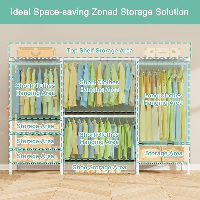 SEMHOR E06 Expandable Heavy Duty Clothes Rack - Image 7