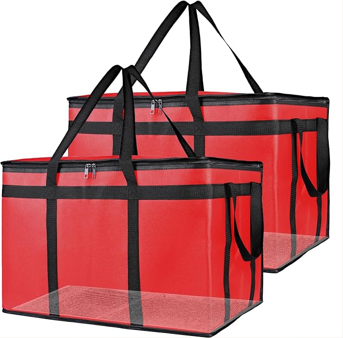 Bodaon Large 2-Pack Insulated Food Delivery Bag by Bodaon