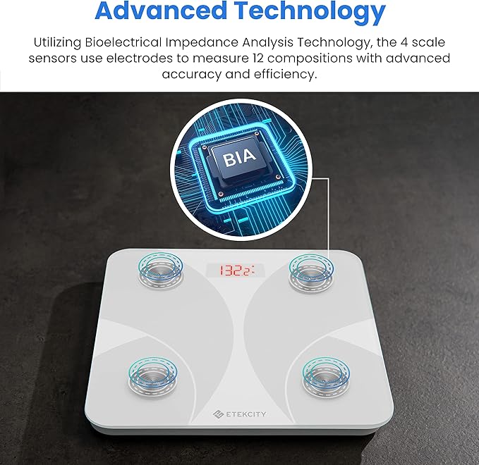 Etekcity Scale for Body Weight, Smart Digital Bathroom Weighing Scales - Image 6