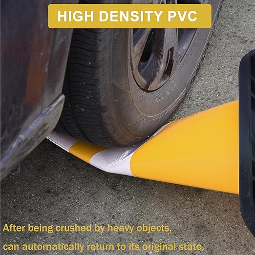 OrangeStar 6-Pack 28" Traffic Cones, Heavy Duty Base - Image 5