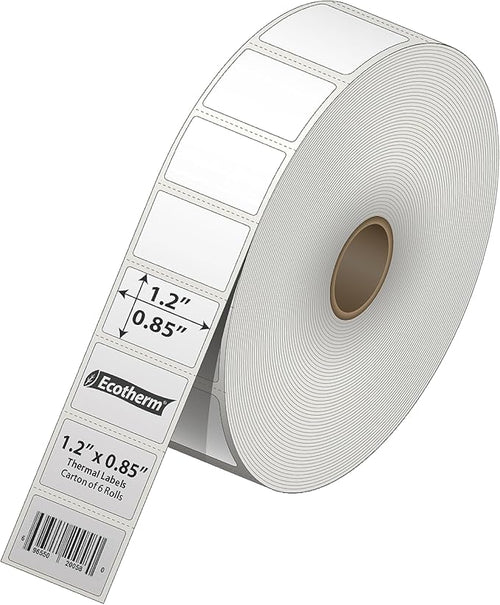1.2" x .85" Thermal Labels | 6 Rolls | 16260 Labels | fits Zebra, Offnova - Image 2