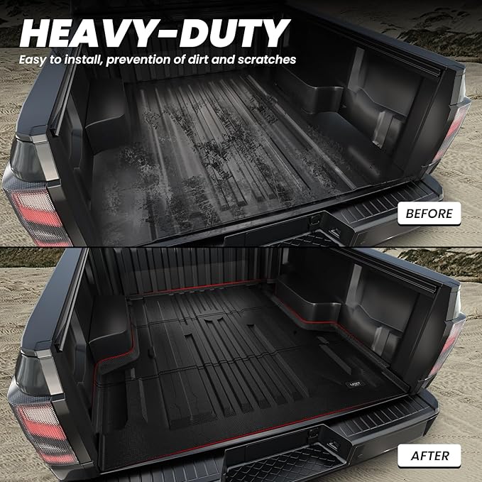LASFIT Bed Mat for Nissan Titan 2017-2024 & Titan XD 2016-2024 5.6FT/67 inchs - Image 2