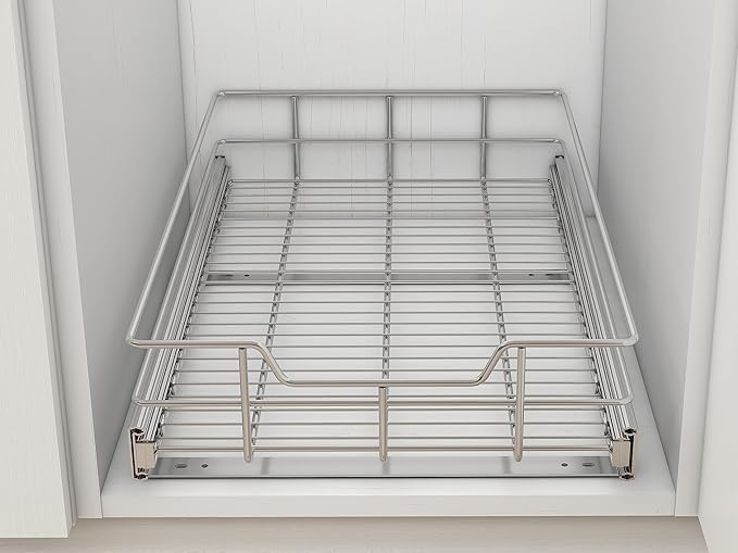 Pull Out Cabinet Organizer 9" W X 17" D, Slide Out Drawers - Image 8