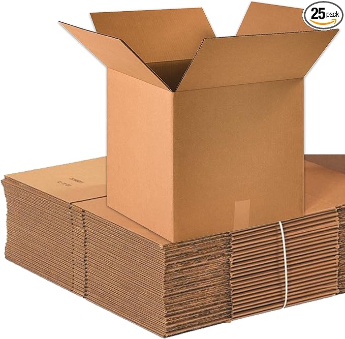 BOX USA Shipping Boxes 16"L x 16"W x 15"H, Packaging and Storage by BOXUSA