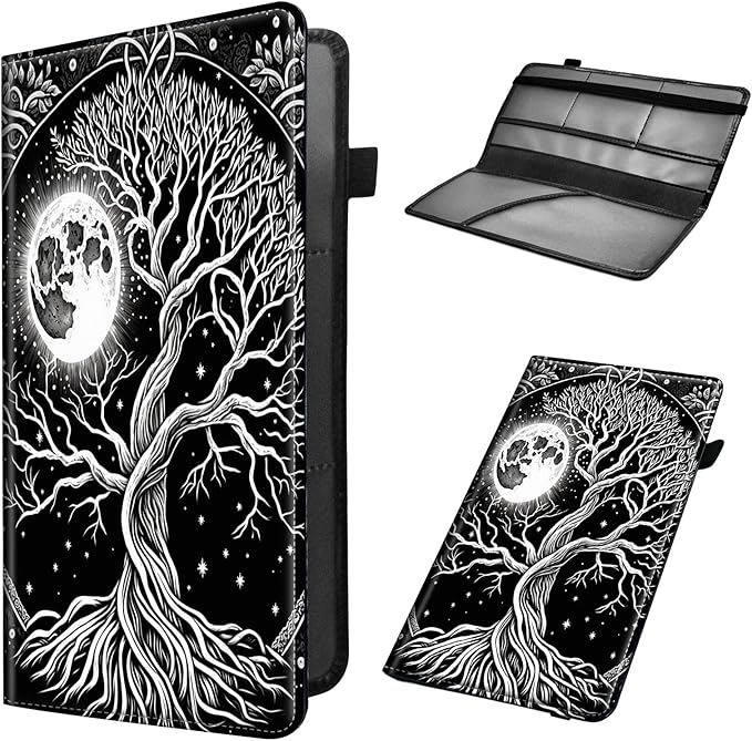 Car Registration and Insurance Holder, Leather Car Glove Box Organizer by Unknown