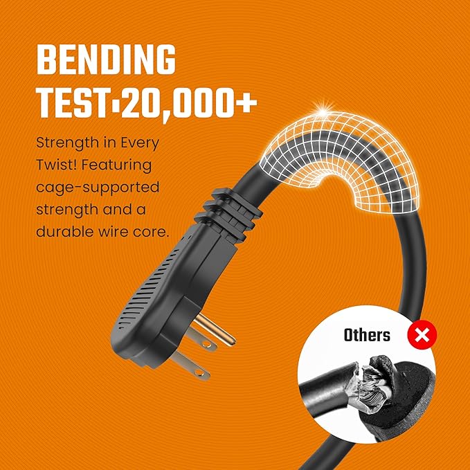 Flat Extension Cord 20 ft for Indoor & Outdoor Use by Bindmaster- UL-Listed - Image 4