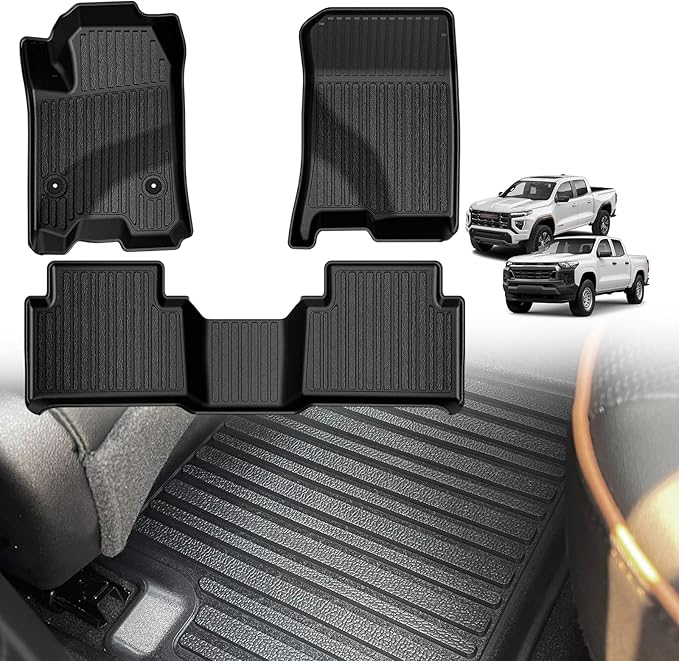 TripleAliners for Colorado & Canyon 2026 2025-2023 Floor Mats Crew Cab 1st & by TripleAliners