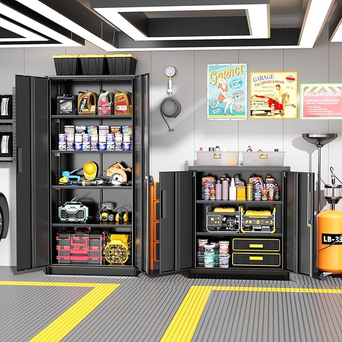 Greenvelly Metal Storage Cabinet - Image 2