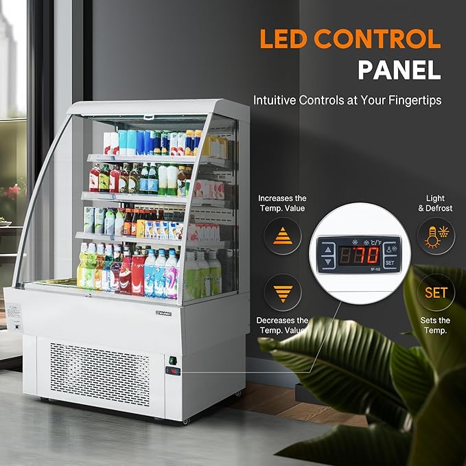 Wilprep 39"" Vertical Open Air Merchandiser - Image 4