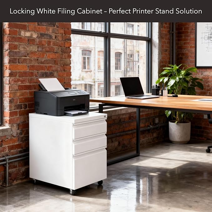 Mount-It! 3 Drawer File Cabinet - Image 4