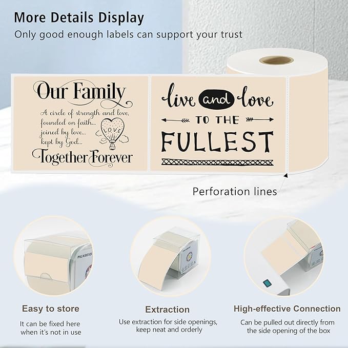 3x5 Inch Thermal Label Stickers, Moving Boxes, Address & Inventory Organization - Image 4