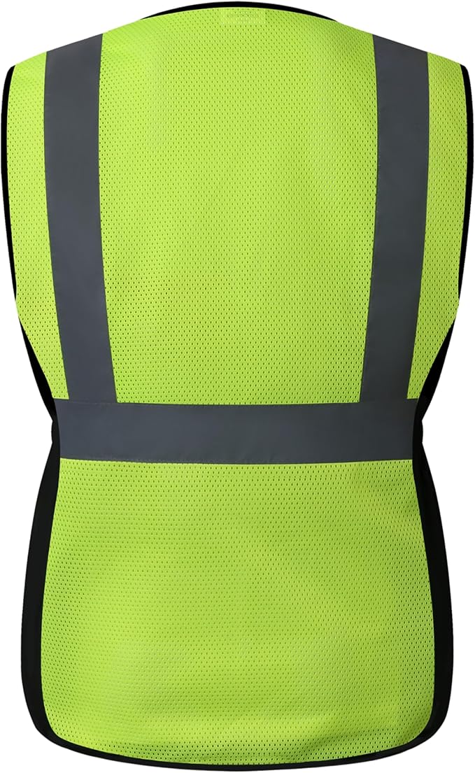 Safety Vest for women, Hi vis Reflective Lady Work vest - Image 6