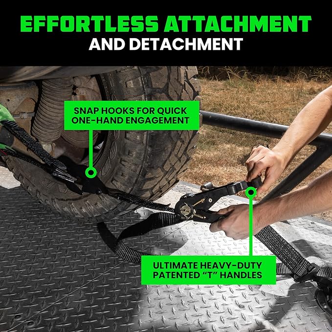 Rhino USA Car Tie Down Straps for Trailers - Image 5