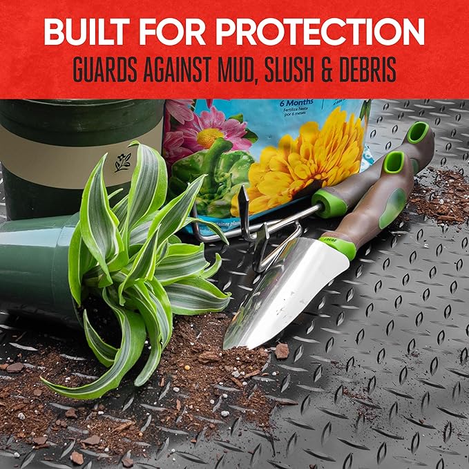 Motor Trend Utility Truck Bed Mat – All Weather Rubber Truck Bed Liner Mat - Image 7