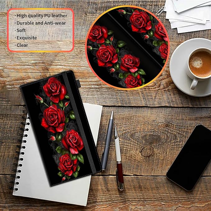 Car Registration and Insurance Holder, Leather Vehicle Glove Box Organizer - Image 5