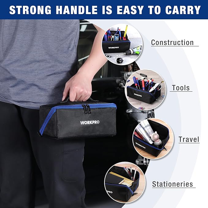 WORKPRO Tool Bag with Zipper - Image 5