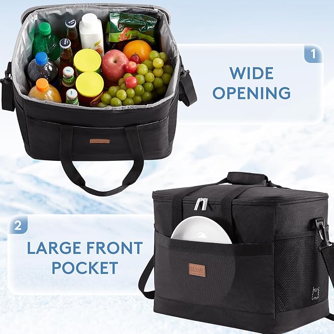 Lifewit Cooler Bag 30/50/60 Cans Collapsible and Insulated Large Lunch Bag - Image 5